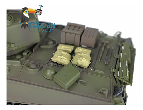 Heng Long Tk7.0 1/16 Escala Radio Control Remoto Us M4a3 ...