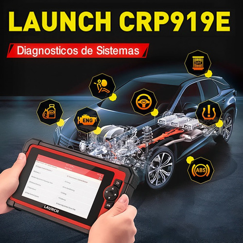 Scanner Launch X431 Crp919e Abs Srs Abs Dpf Sas Tpms Immo