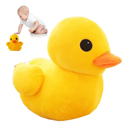 Divertido Muñeco De Peluche De Pato Amarillo, Juguete De Reg