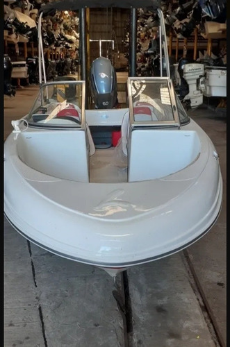 Imagen 3 de 9 de Lancha Open 460 Litoral Motor Hidea 60 Hp 4 Tiempos Cuidada