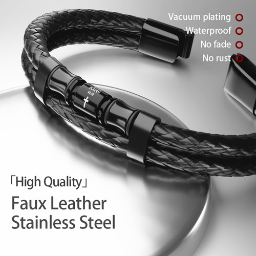 Pulsera Cruzada Ketryep Para Hombres, Verso Bíblico