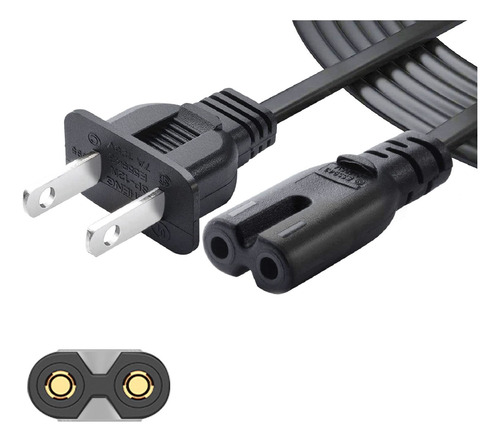 Chanzon Cable De Alimentación De Tv De 10 Pies Ca Para Ps4 P