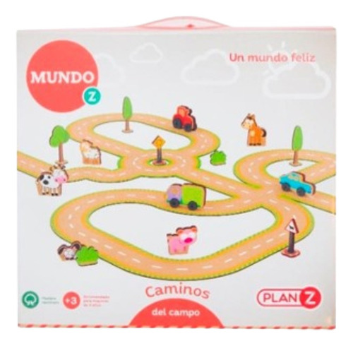 Set Arma Tu Pista Caminos De Campo Ciudad Madera + Acces 