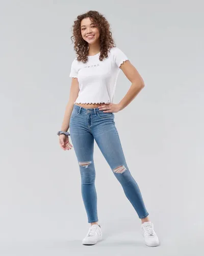 Jeans Para Mujeres Marca Hollister MercadoLibre