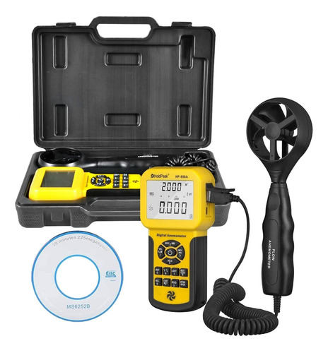 Anemometro Digital Para Calcular Automaticamente Cfm Flujo ~