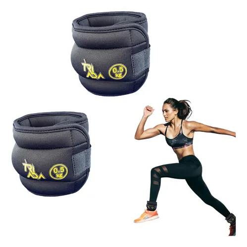 Pesas Tobilleras Kit 2 Pesas 1k (2 Libras) Deporte-fitness