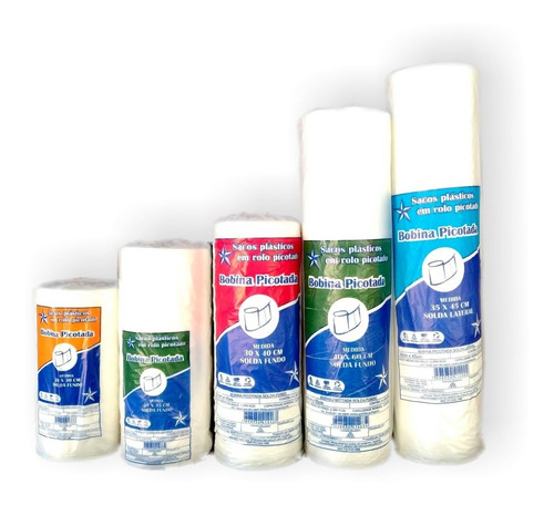 Imagem 6 de 9 de Bobina Plastica Picotada 30x40 C/500 Sacos P/3kg Alimentos