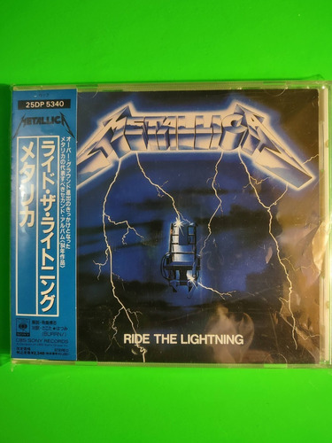 Metallica - Ride The Lightning (cd Álbum, 1988 Japón)