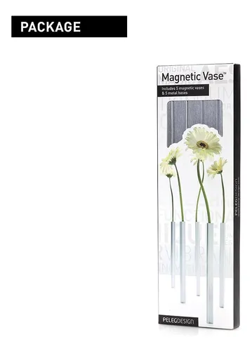 Florero Magnético Peleg Design - Juego Único Y Moderno De 5