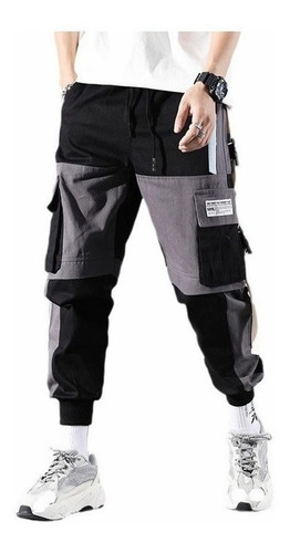 Nuevos Pantalones Cargo Hip Hop Joggers Harem Para Hombres