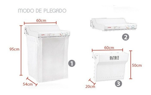 Imagen 4 de 4 de Secador Secadora De Ropa Electrico A Calor Buena Calidad