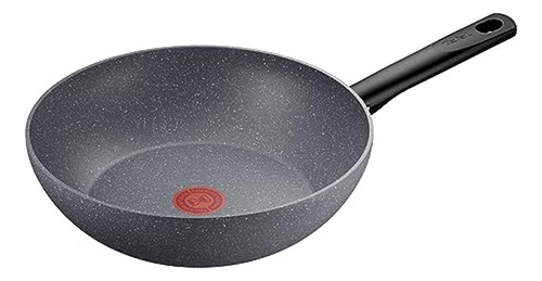 Sartén Wok  Natural Induction 28 Cm, Antiadherente, Gris Lav