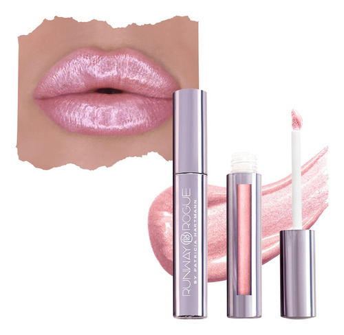 Lip Plumper Gloss Brillo De Labios Runway Rogue Luxgloss, Br