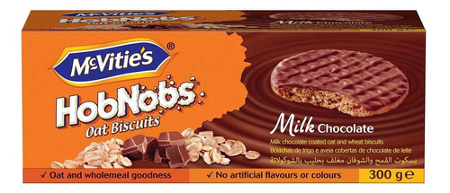 Galleta Mc Vities Hobnobs Chocolate Con Leche 300g