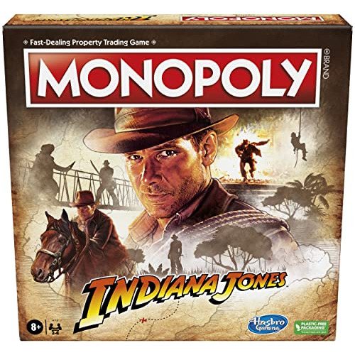Habro Juego De Monopolio Indiana Jones Juego, L28h2