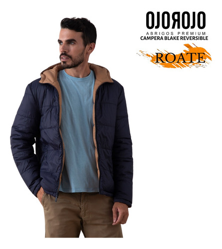Campera Ojo Rojo Blake Reversible Hombre