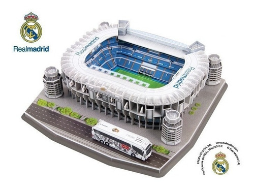 Estadio Santiago Bernabeu Real Madrid 3d Nanostad Ronaldo