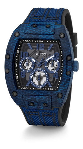 Relojes Caballero Marca Guess Original Phoenix Color De La Correa Azul Color Del Bisel Azul Color Del Fondo Azul
