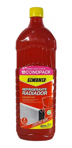 Liquido Radiador Refrigerante Carro Simoniz Protección Oxido