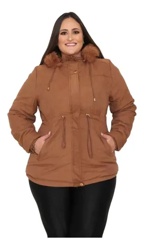 Casaco plus size mercado cheap livre