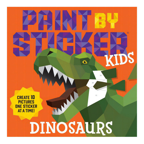 Pinta Con Estampas Dinosaurios Libro Infantil Paint By Stick
