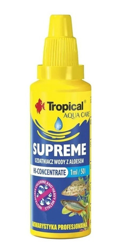 Acondicionador Anticloro Tropical Supreme 50ml Pecera 2500lt