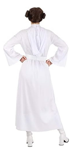 Star Wars Disfraz Con Capucha De Princesa Leia Para Adultos,