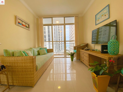 Imagem 2 de 13 de Apartamento Residencial À Venda - Sacada Com Vista Para O Mar - 3 Dormitórios Sendo 1 Suíte - Garagem - Praia Das Astúrias - Guarujá - Oportunidade. - Ap06016 - 69819528