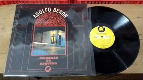 Adolfo Beron Mensaje De Esquina Disco Vinilo Lp