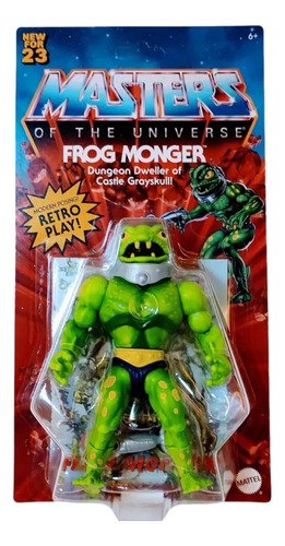 Boneco Figura Frog Monger Mattel Creations He-man Coleção 