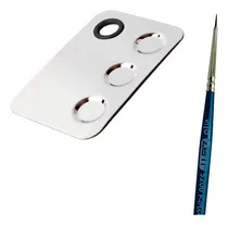 Comprar Pincel Kolinsky Paleta Metalica Extra Finos 10\u002F0