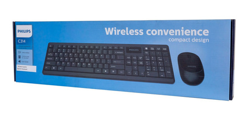 Imagen 10 de 10 de Combo Teclado Español + Mouse Inalámbrico Philips Mod. C314