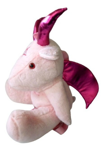 Peluche Mochila Baphy (baphomet Kawaii) Version Rosa