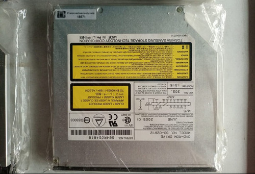 Imagen 10 de 10 de Unidades Dvdwriter Sata Para Laptops Acer Hp Sony Asus