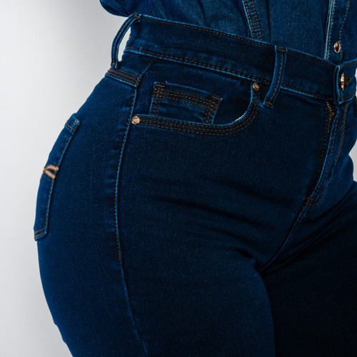 Pantalon Vaquerocorte Recto De Mujer Talla 7 Y 9