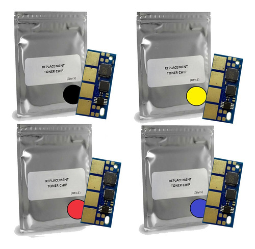 Kit 4 Chip Para Toner Compatible Con Xe C230 C235 Alto Rend.