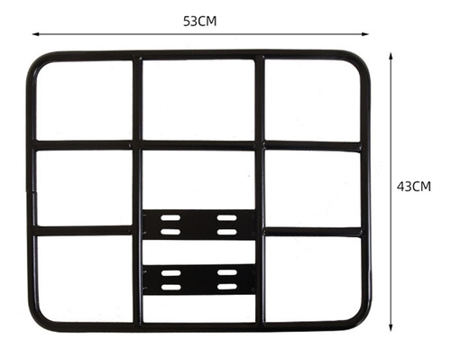 Estante De Carga Para Bicicleta De Metal, Cesta Con Correa