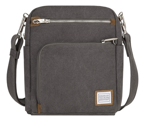 Bolsa Antirrobo Travelon Heritage Tour, Peltre - X 11,5 X 3