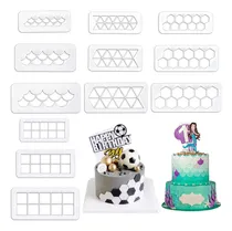 Comprar 12 Cortadores De Fondant Para Pasteles, Cortadores De A De 4