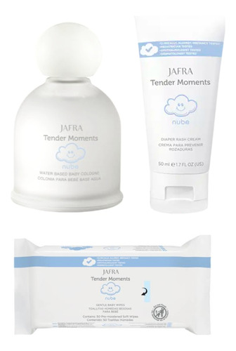 Paq Perfume , Crema Y Toallitas Tender Moments Nube Jafra 