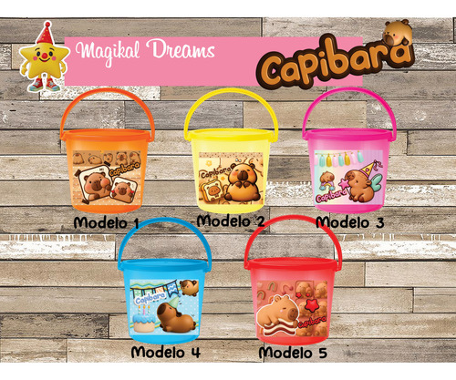 Dulcero Capibara Cubetita Recuerdo 15pz Más Regalito