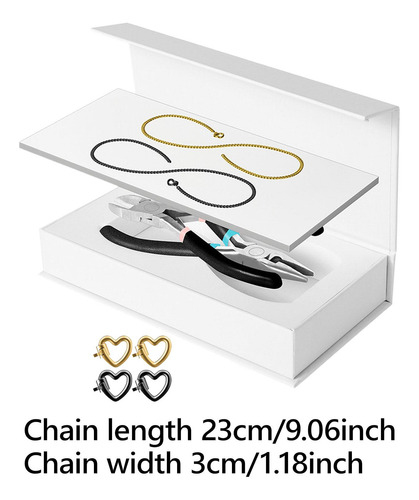 Kit De Pulsera Permanente, Regalos, Pulsera 1 Negro 1 Dorado