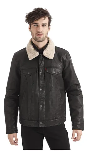 Levi's - Chaqueta de forro polar con forro polar para hombre