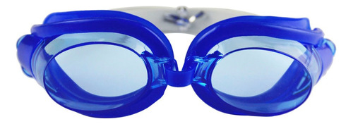 Gafas de natación para niños, ajustables, protectoras de orejas y nariz, color: azul
