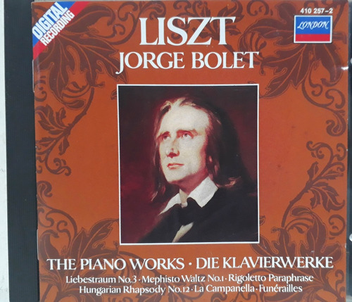 Jorge Bolet Plays Liszt: Piano Works 