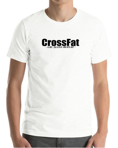 Polera Crossfat  Comer Dormir Repetir  Crossfit Funny  Relax