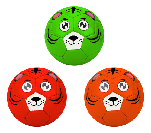 Pack De 3 Balones De Fútbol Para Niños N2 - Colores