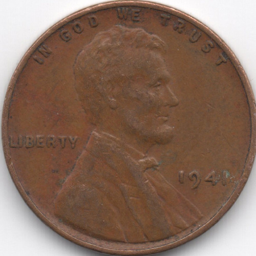 1941 P (1) Un Centavo Penny Wheat 1c Xf Lincoln Cent Escasa