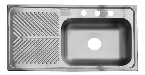 Imagen 1 de 8 de Fregadero Cocina Empotrar 1 Tina 101x54x15 Eb M201 Izquierda