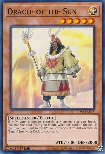 Oracle Of The Sun (lds3-en045) Yu-gi-oh!